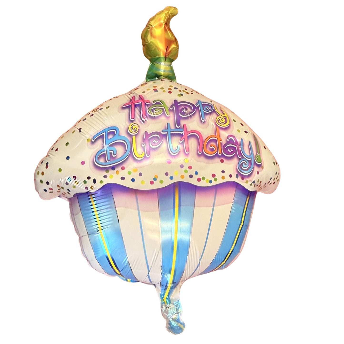Happy Birthday Cupcake Balloon