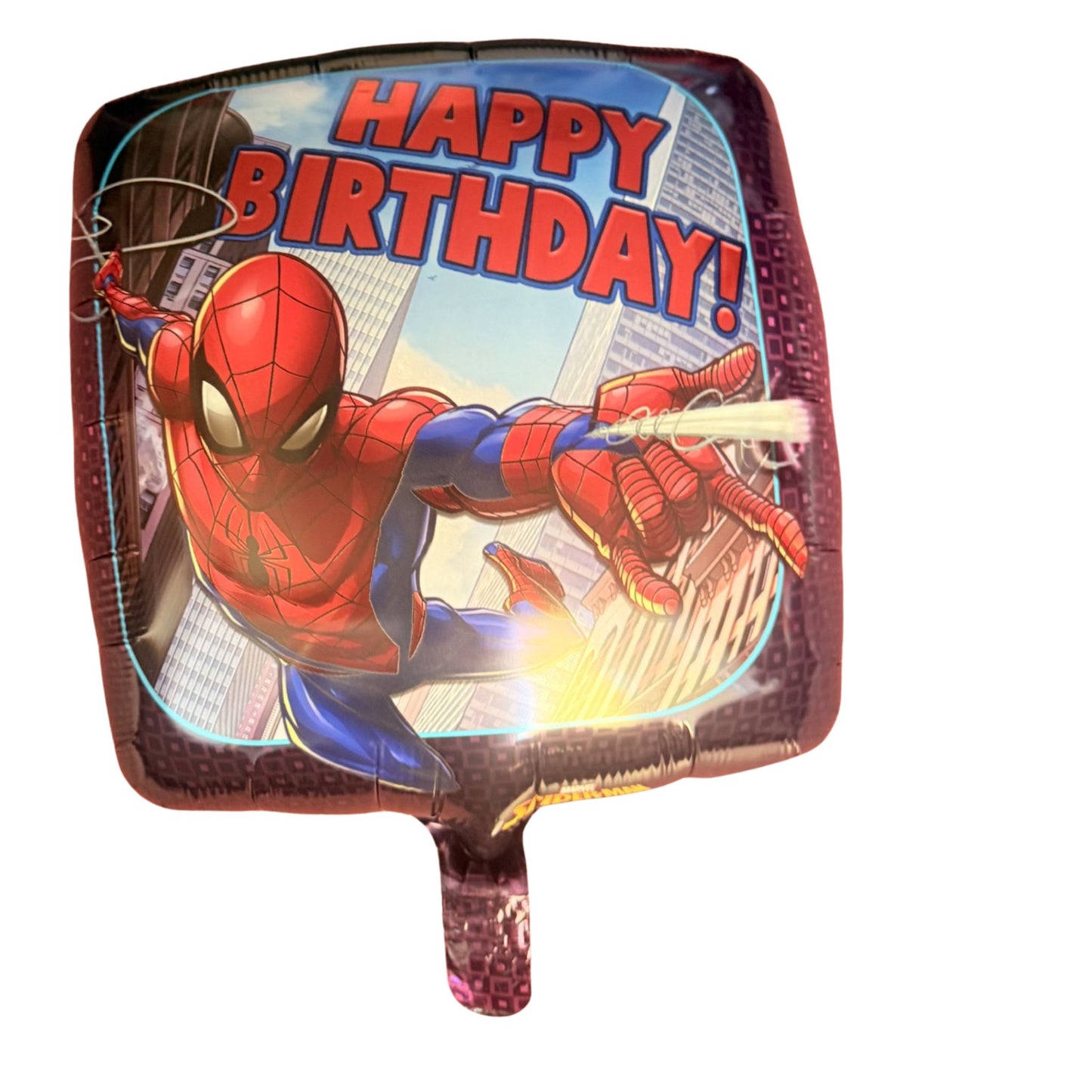 Happy Birthday Spiderman Balloon
