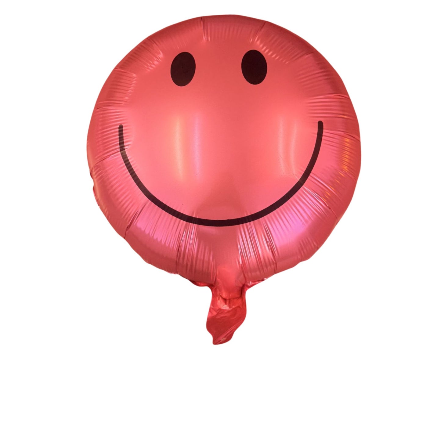 Pink Smiley Face Balloon