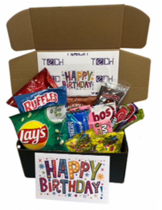 Classic Happy Birthday Snack Box