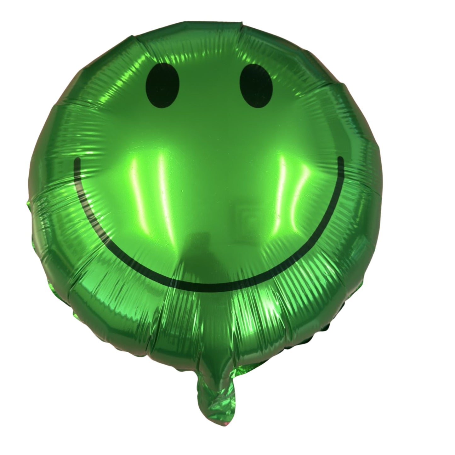 Green Smiley Face Balloon
