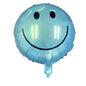 Light Blue Smiley Face Balloon