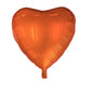 Orange Heart Balloon