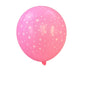 Pink With Stars Latex Balloon
