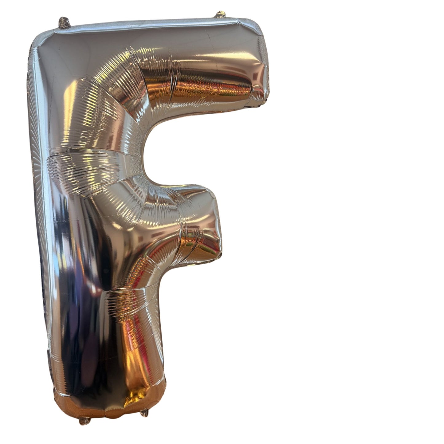 Silver Letter F Balloon